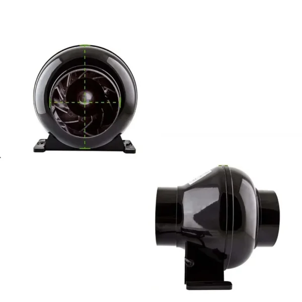 Inline Duct Ventilation Fan, 195, CFM, 4-Inch, Cast - view 3