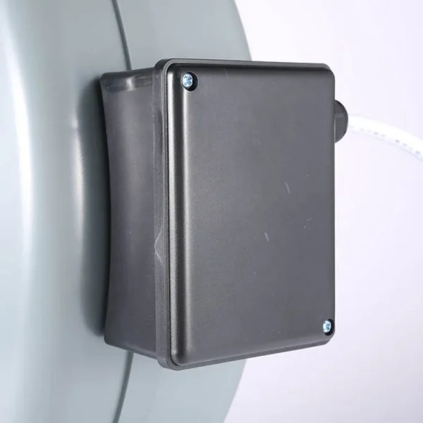 Inline Duct Ventilation Fan, 990, CFM, Plastic, HVAC - view 4