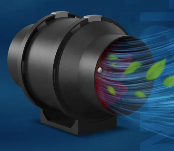 Inline Duct Ventilation Fan, Plastic, 4" - view 6