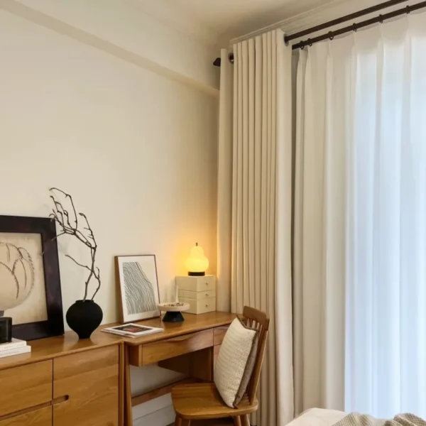 Insulated Blackout Drape Curtain, Polyester - view 2
