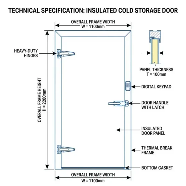 Insulated Half-buried Design Freezer, 42kg/m3, 110-240V, R134a - view 3