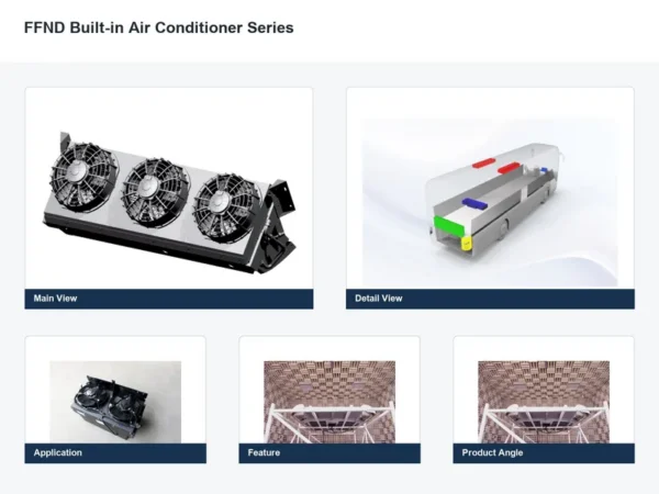 Internal Bus Air Conditioner, FFND, 10000-48000 kcal, R134a - view 5