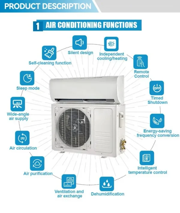 Inverter Air Conditioner, 12000BTU, R32 - view 6