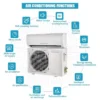 Inverter Air Conditioner, 9000BTU, Wall - view 5