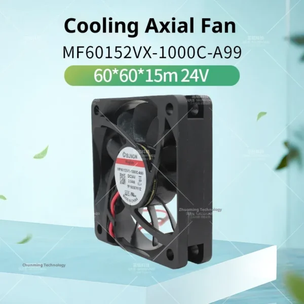 Inverter Cooling Fan, SUNON, 6015, 24V, 2.04W - view 3