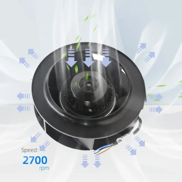 Inverter Industrial Blower, R2E190-AO26-30, 230V, 0.26A, 75W - view 3