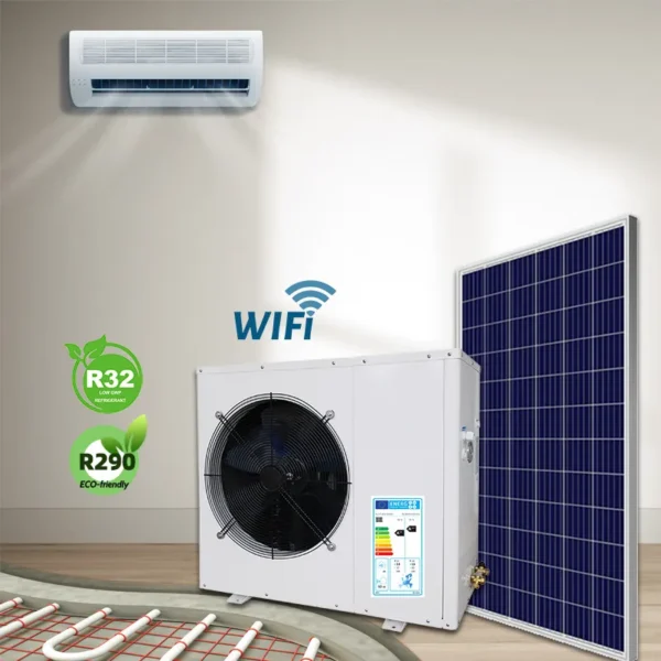 Inverter System Heat Pump, R290, R32, Solar