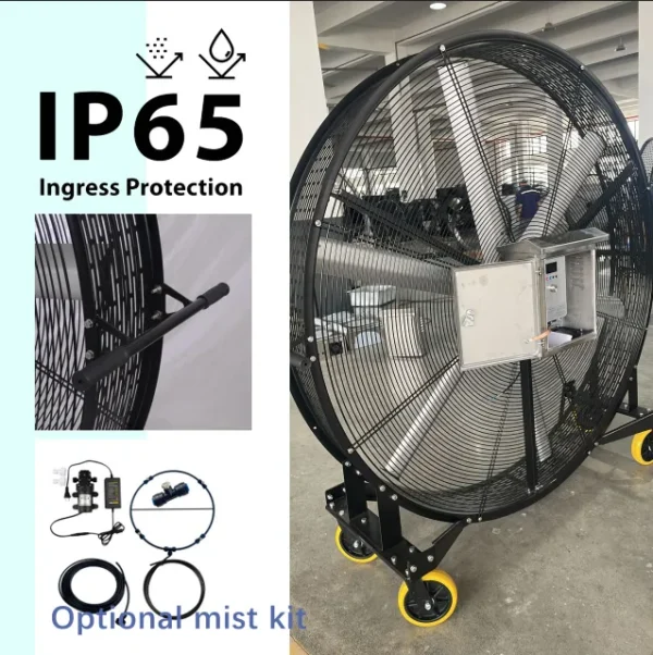 Inverter Water Misting Fan, 59'', PMSM, IP65 - view 3