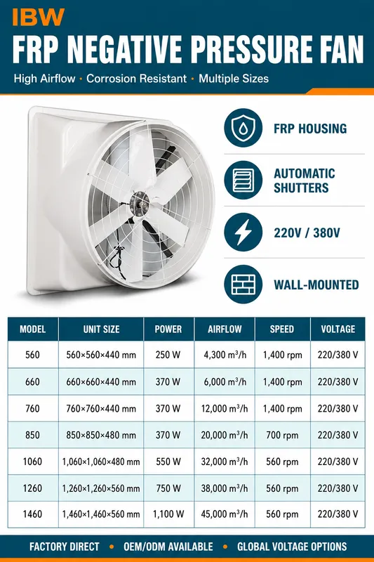 Ip55 Frp Exhaust Fan, 380 V, 45 - view 5