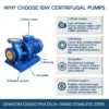 Isw Horizontal Pipeline Pump, Electric, Stainless Steel - view 4