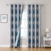 Jacquard Window Blackout Curtain, Polyester, Grommet - view 4