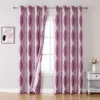 Jacquard Window Blackout Curtain, Polyester, Grommet - view 6