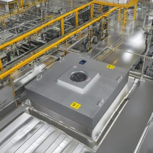 Laboratory Clean Rooms Fan, H14, HEPA, FFU, Aluminum