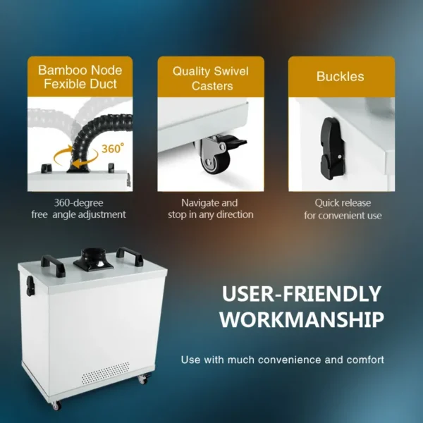 Laboratory Fume Smoke Extractor, fume extractor - view 3