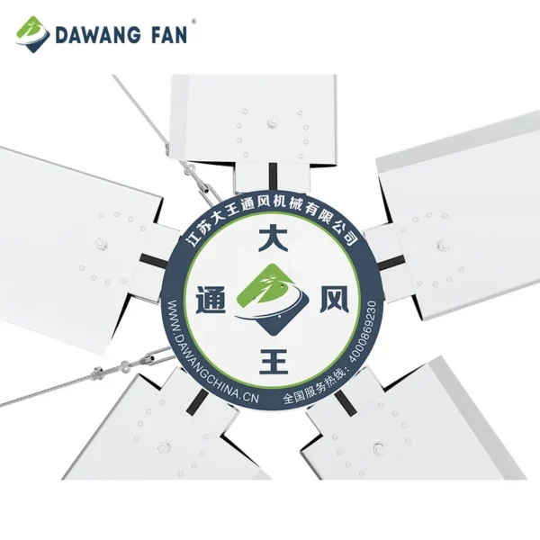 Large Ceiling Hvls Fan, 0.55kw, 7.3m - view 2