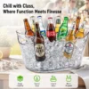 Large Champagne Drink Cooler, 12L, PET, Plastic