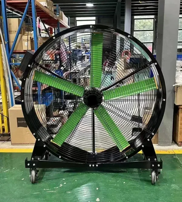 Large Industrial Standing Fan, 1.5m, Portable, HVLS, 1500mm