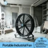 Large Portable Industrial Fan, Brushless, 2m, 35-39dB, 3-Year - view 4
