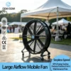 Large Portable Industrial Fan, Brushless, 2m, 35-39dB, 3-Year - view 6