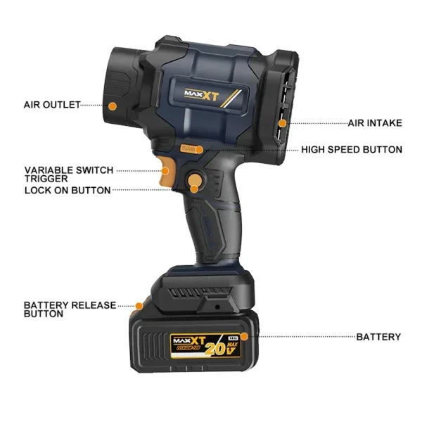 Leaf Blower, MAXXT, 20V, Cordless
