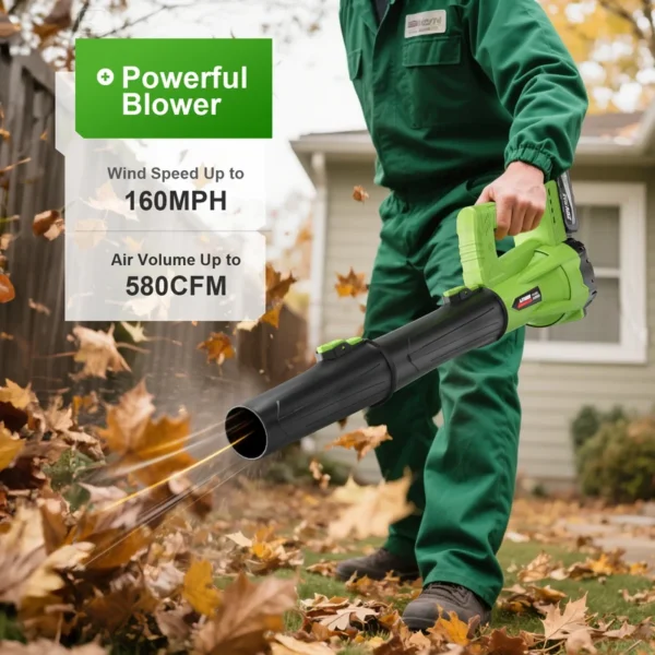 Leaf Blower, Portable, 20V, Cordless - view 3