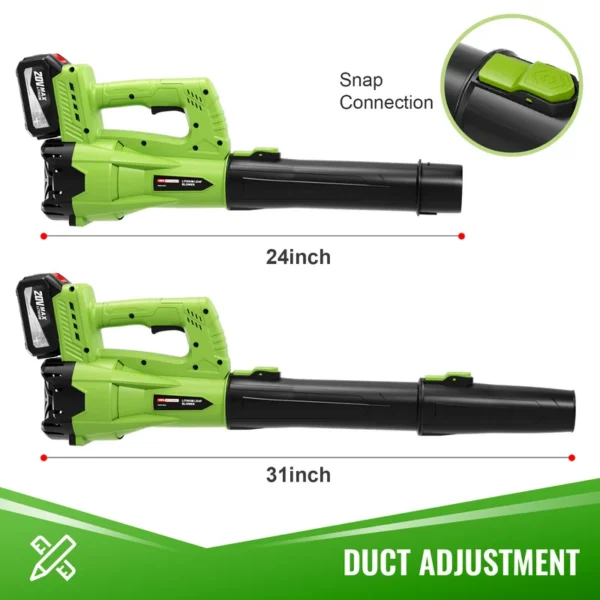 Leaf Blower, Portable, 20V, Cordless - view 4