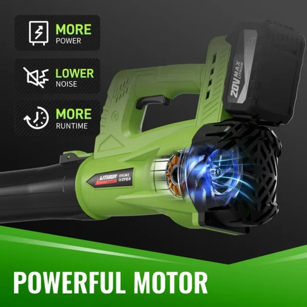 Leaf Blower, Portable, 20V, Cordless - view 6
