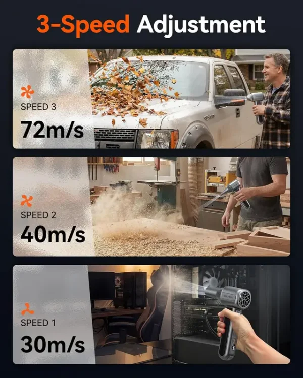 Leaf Tangential Blower, Cordless, Brushless - view 3
