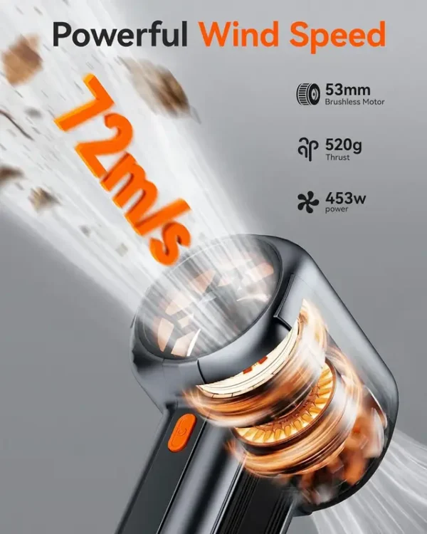Leaf Tangential Blower, Cordless, Brushless - view 4
