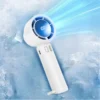 Led Display Handheld Fan, Portable, 3.7 V, USB