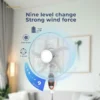 Led Light Stand Fan, 12V, USB, Solar - view 3