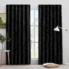 Light Blocking Foiled Curtain, 100% Polyester, Rod Pocket