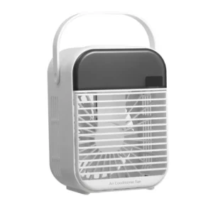 Light Mist Cooling Fan, LED, Battery, Plastic