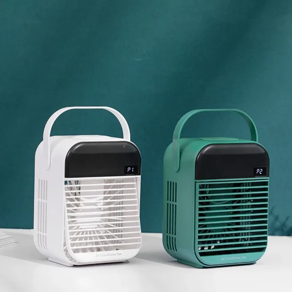 Light Mist Cooling Fan, LED, Battery, Plastic - view 5