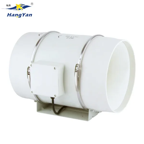 Line Duct Fan, 250mm, PVC, Plastic, Centrifugal - view 4