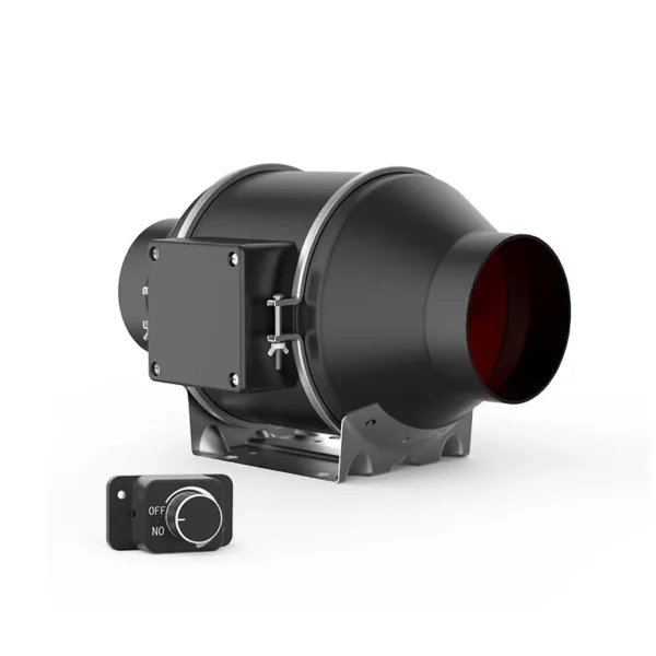 Line Ventilation Fan, Centrifugal, Plastic - view 5