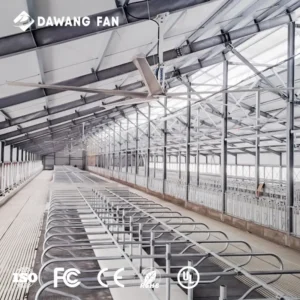Livestock Ceiling Axial Fan, 16ft, IP55, Waterproof, HVLS