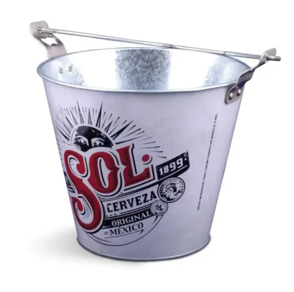 Logo Metal Tin Cooler, Buckets - view 6