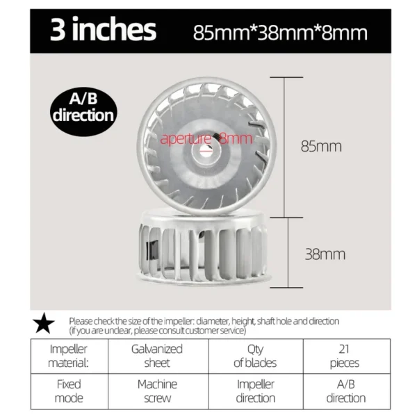 Long Axis Motor, Centrifugal, Stainless Steel - view 3