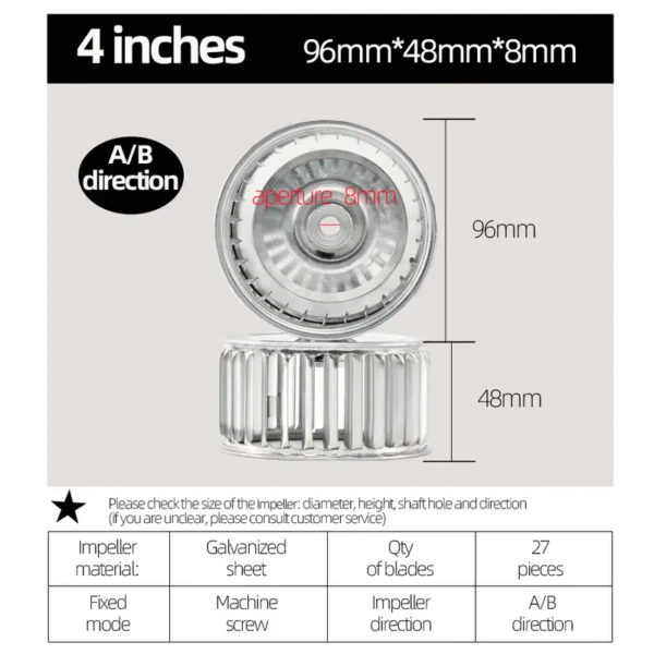 Long Axis Motor, Centrifugal, Stainless Steel - view 4