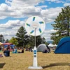 Lontor Commercial Standing Fan, Solar, USB
