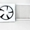 Louver Window Exhaust Fan, 240V, A.C. Source - view 3