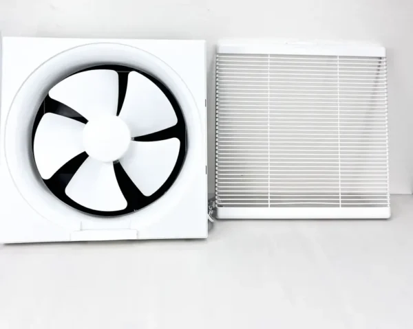 Louver Window Exhaust Fan, 240V, A.C. Source - view 3