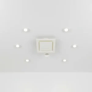 Low Noise Exhaust Fan, 8-12, Plastic
