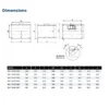 Low-profile Inline Cabinet Fan, SB-3, 3015, EEC, IP44 - view 3