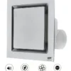 Material Square Exhaust Fan, Plastic, A.C. Source, ABS+PP