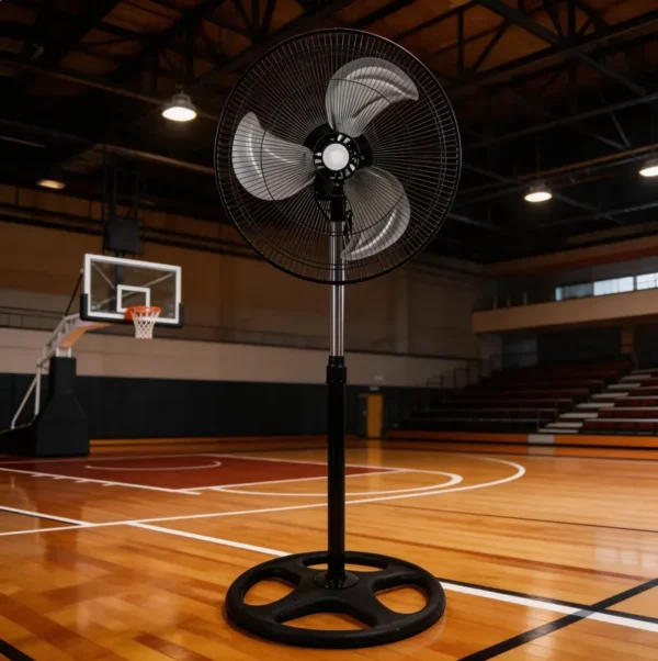 Mechanical Floor Fan, 18-inch, 3-in-1, Aluminum - view 2