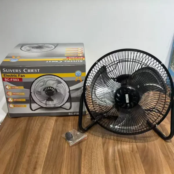 Metal Desk Fan, 3-Speed, Air Cooling Fan - view 2