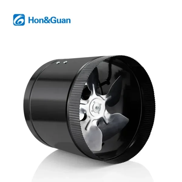 Metal Duct Booster Fan, HI-100IS, 4inch, Axial, Inline