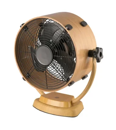 Metal Table Clock Fan, Portable, 40